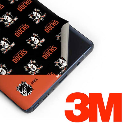 NHL Anaheim Ducks Pattern Galaxy Note 9 Skin