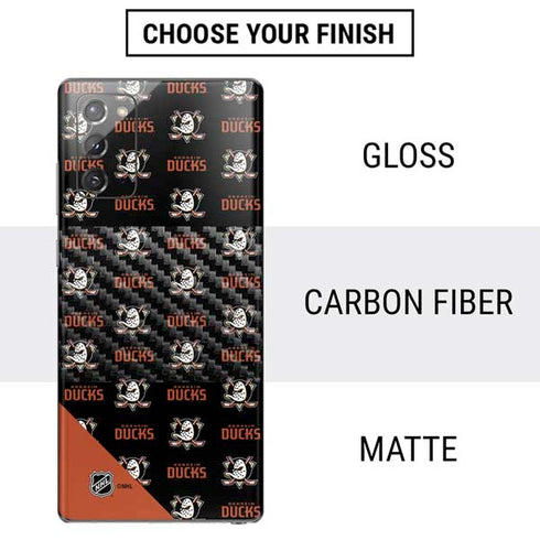 NHL Anaheim Ducks Pattern Galaxy Note20 5G Skin