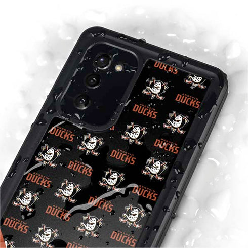 NHL Anaheim Ducks Pattern Galaxy Note20 5G Waterproof Case