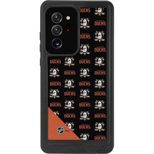 NHL Anaheim Ducks Pattern Galaxy Note20 Ultra 5G Waterproof Case
