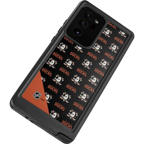 NHL Anaheim Ducks Pattern Galaxy Note20 Ultra 5G Waterproof Case
