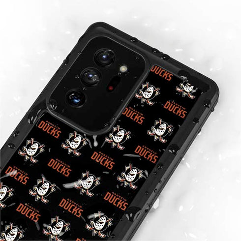 NHL Anaheim Ducks Pattern Galaxy Note20 Ultra 5G Waterproof Case