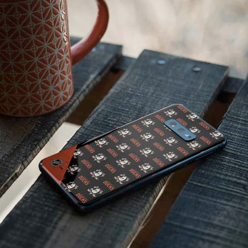 NHL Anaheim Ducks Pattern Galaxy S10e Skin
