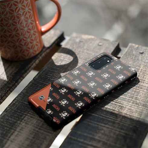 NHL Anaheim Ducks Pattern Galaxy S20 Pro Case