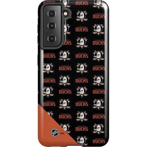 NHL Anaheim Ducks Pattern Galaxy S21 5G Pro Case