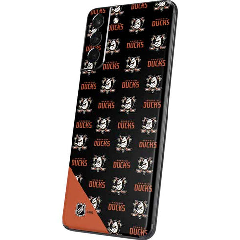 NHL Anaheim Ducks Pattern Galaxy S21 5G Skin