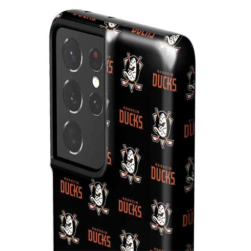 NHL Anaheim Ducks Pattern Galaxy S21 Ultra 5G Pro Case