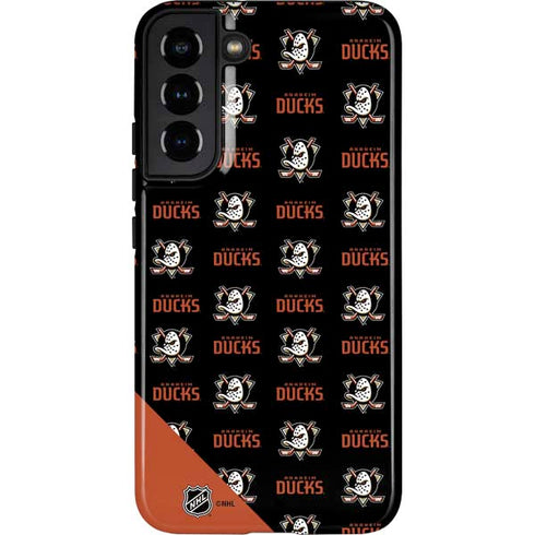 NHL Anaheim Ducks Pattern Galaxy S22 Plus Pro Case