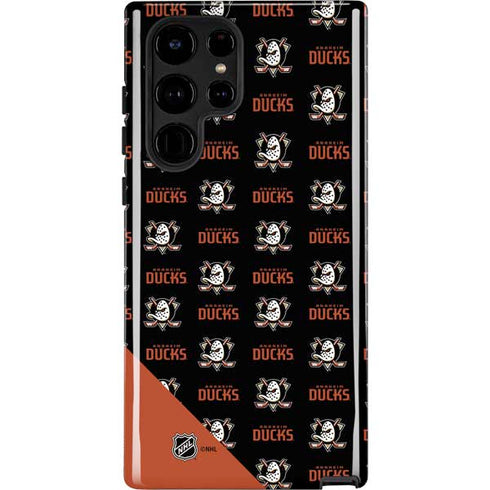 NHL Anaheim Ducks Pattern Galaxy S22 Ultra Pro Case