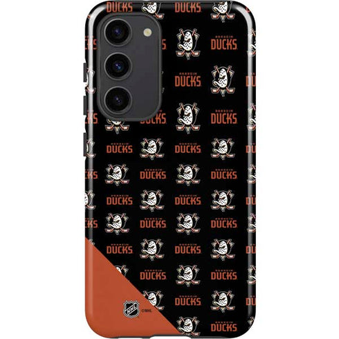 NHL Anaheim Ducks Pattern Galaxy S23 Plus Pro Case