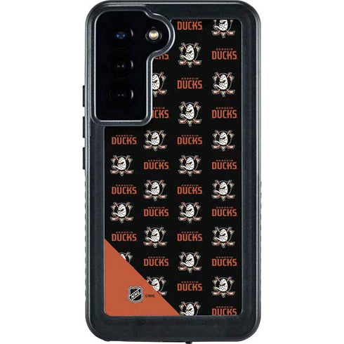 NHL Anaheim Ducks Pattern Galaxy S23 Plus Waterproof Case