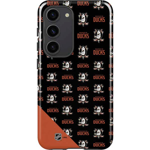 NHL Anaheim Ducks Pattern Galaxy S23 Pro Case