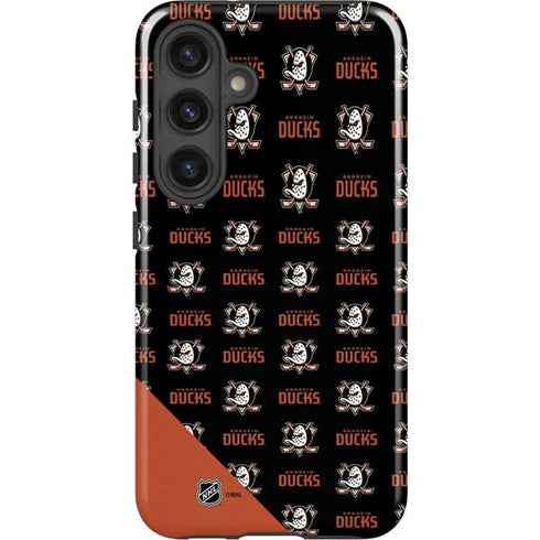 NHL Anaheim Ducks Pattern Galaxy S24 Plus Impact Case