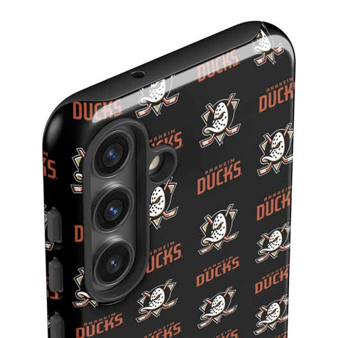 NHL Anaheim Ducks Pattern Galaxy S24 Plus Impact Case
