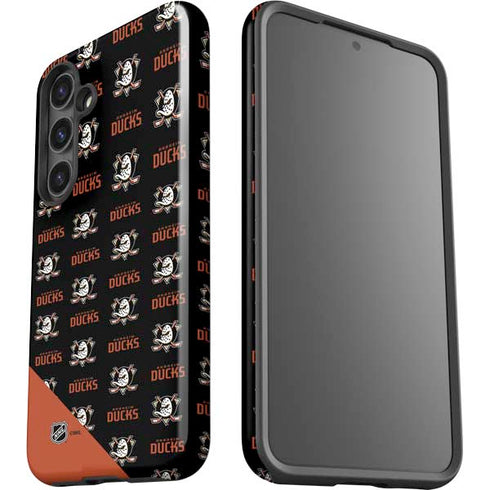 NHL Anaheim Ducks Pattern Galaxy S24 Plus Impact Case