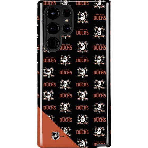 NHL Anaheim Ducks Pattern Galaxy Cases