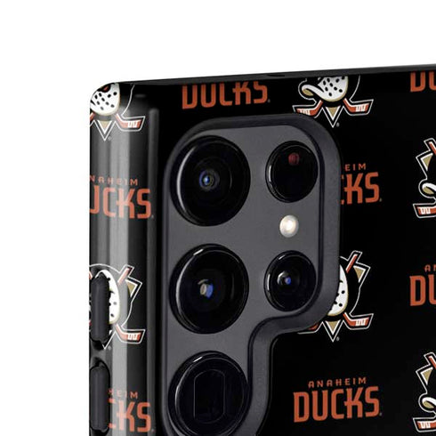 NHL Anaheim Ducks Pattern Galaxy S24 Ultra Impact Case