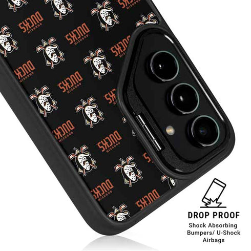 NHL Anaheim Ducks Pattern Galaxy S24 Ultra Kickstand Case