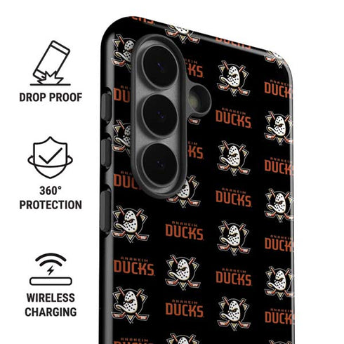 NHL Anaheim Ducks Pattern Galaxy S26 Plus Impact Case