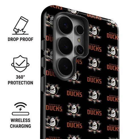 NHL Anaheim Ducks Pattern Galaxy S26 Ultra Impact Case