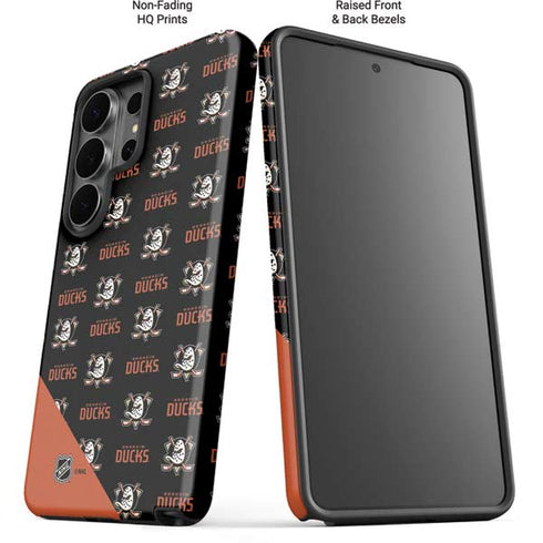 NHL Anaheim Ducks Pattern Galaxy S26 Ultra Impact Case