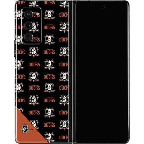 NHL Anaheim Ducks Pattern Galaxy Z Fold2 5G Skin