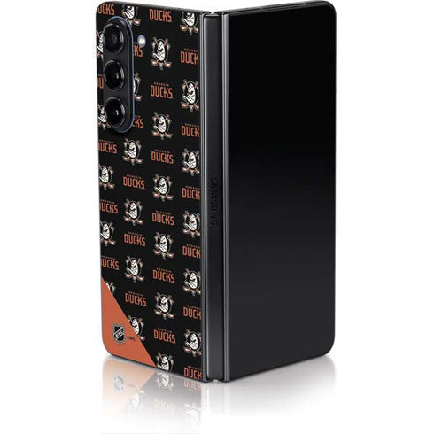 NHL Anaheim Ducks Pattern Galaxy Z Fold5 5G Skin