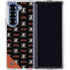 NHL Anaheim Ducks Pattern Galaxy Z Fold7 Clear Case
