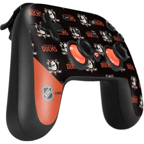 NHL Anaheim Ducks Pattern Google Stadia Controller Skin