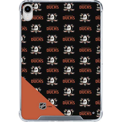 NHL Anaheim Ducks Pattern iPad 11th Gen (2025) Clear Case