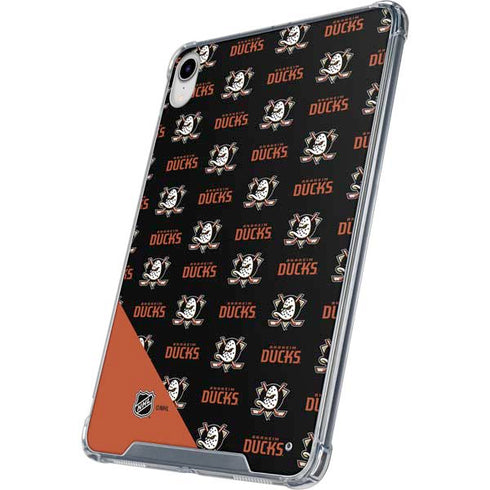 NHL Anaheim Ducks Pattern iPad 11th Gen (2025) Clear Case