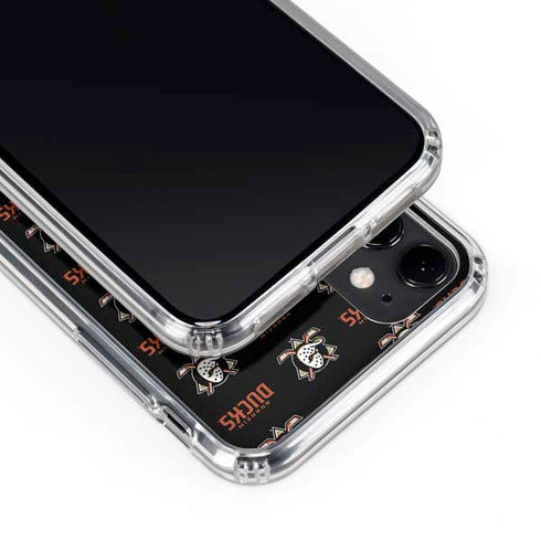 NHL Anaheim Ducks Pattern iPhone 11 Clear Case