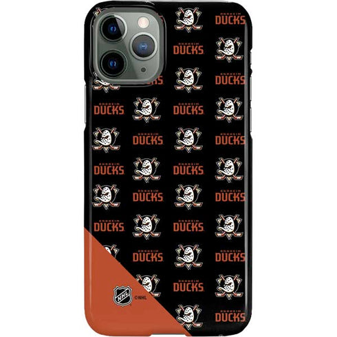 NHL Anaheim Ducks Pattern iPhone 11 Pro Lite Case