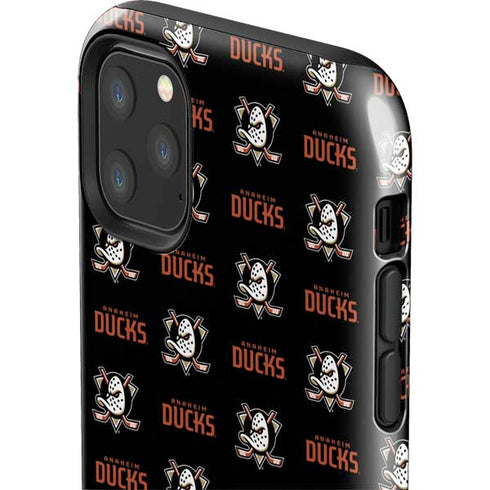 NHL Anaheim Ducks Pattern iPhone 11 Pro Max Impact Case