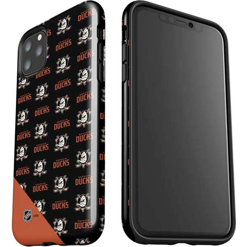 NHL Anaheim Ducks Pattern iPhone 11 Pro Max Impact Case