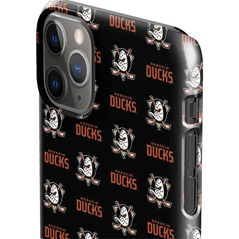 NHL Anaheim Ducks Pattern iPhone 11 Pro Max Lite Case