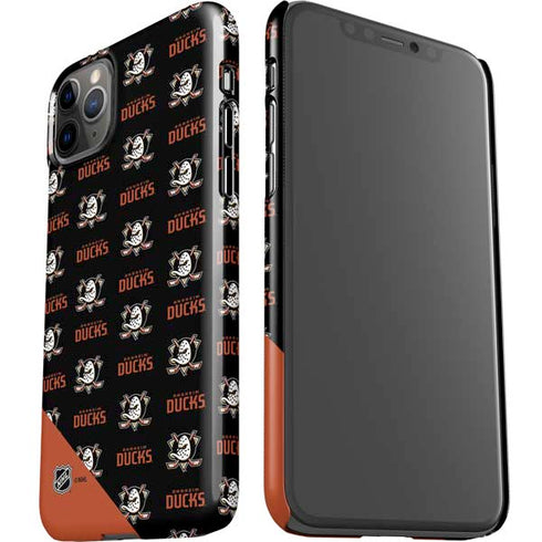 NHL Anaheim Ducks Pattern iPhone 11 Pro Max Lite Case