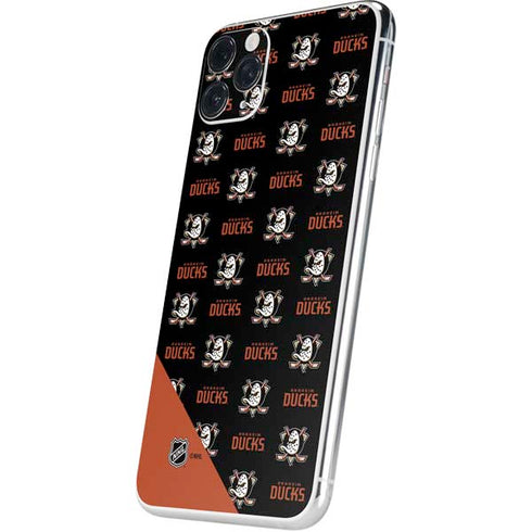 NHL Anaheim Ducks Pattern iPhone 11 Pro Max Skin