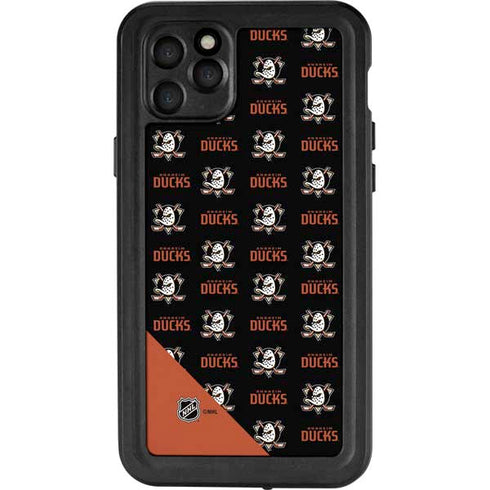 NHL Anaheim Ducks Pattern iPhone 11 Pro Max Waterproof Case