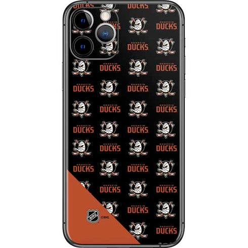 NHL Anaheim Ducks Pattern iPhone 11 Pro Skin