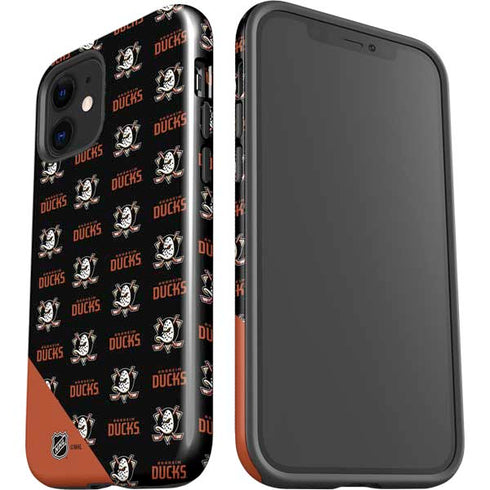 NHL Anaheim Ducks Pattern iPhone 12 Mini Impact Case