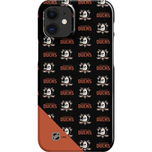 NHL Anaheim Ducks Pattern iPhone 12 Mini Lite Case