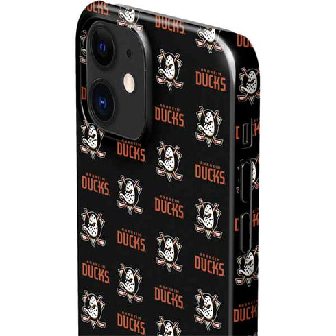 NHL Anaheim Ducks Pattern iPhone 12 Mini Lite Case