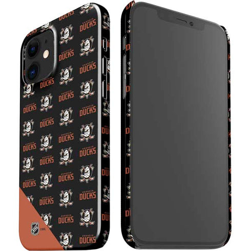 NHL Anaheim Ducks Pattern iPhone 12 Mini Lite Case