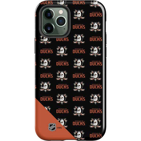 NHL Anaheim Ducks Pattern iPhone 12 Pro Impact Case