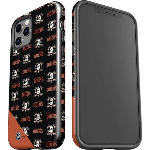 NHL Anaheim Ducks Pattern iPhone 12 Pro Impact Case