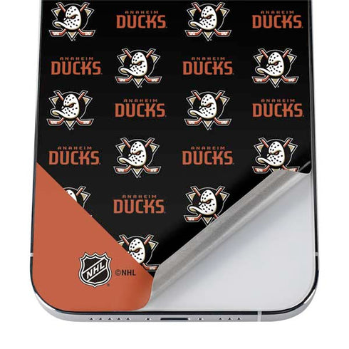 NHL Anaheim Ducks Pattern iPhone 12 Pro Max Skin