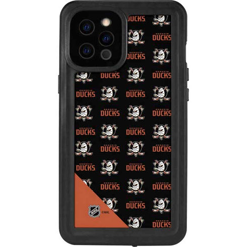 NHL Anaheim Ducks Pattern iPhone 12 Pro Max Waterproof Case
