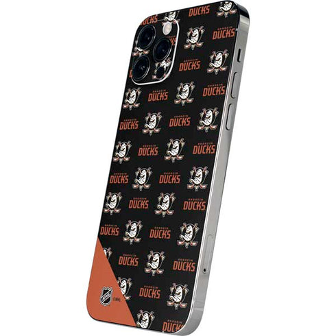 NHL Anaheim Ducks Pattern iPhone 12 Pro Skin