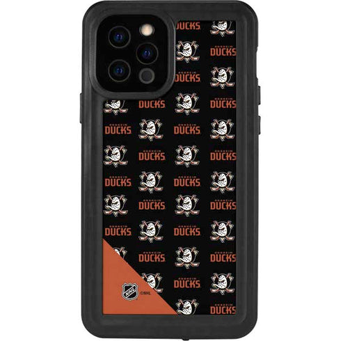 NHL Anaheim Ducks Pattern iPhone 12 Pro Waterproof Case